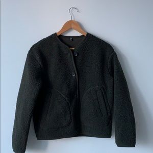 Uniqlo fleece cardigan